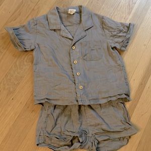 Baby boy H&M linen outfit